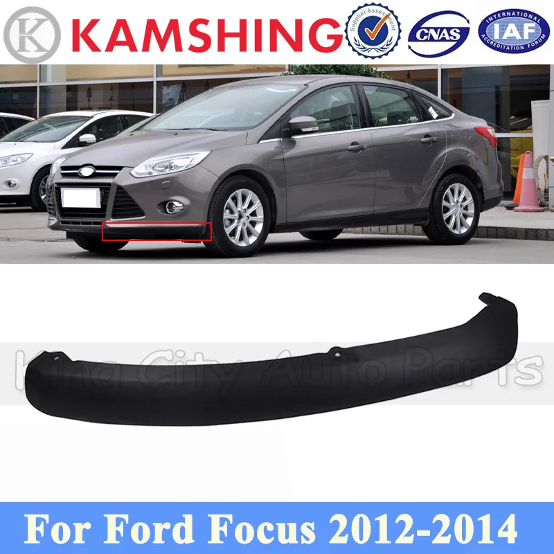 

CAPQX без краски, передний бампер, нижняя отделка, литье, Стайлинг для Ford Focus 2012-2014, передний бампер, подбородок, комплект углов переднего бампера