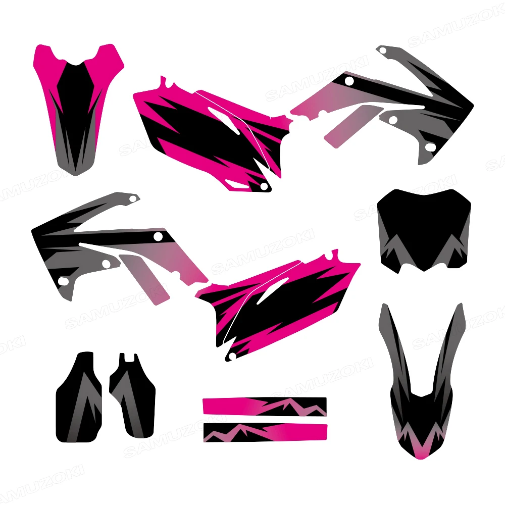

Full Set Personalized Fairing Graphics Background Decals Sticker Fit for Honda CRF250R CRF250 2010-2013 CRF450R CRF450 2009-2012