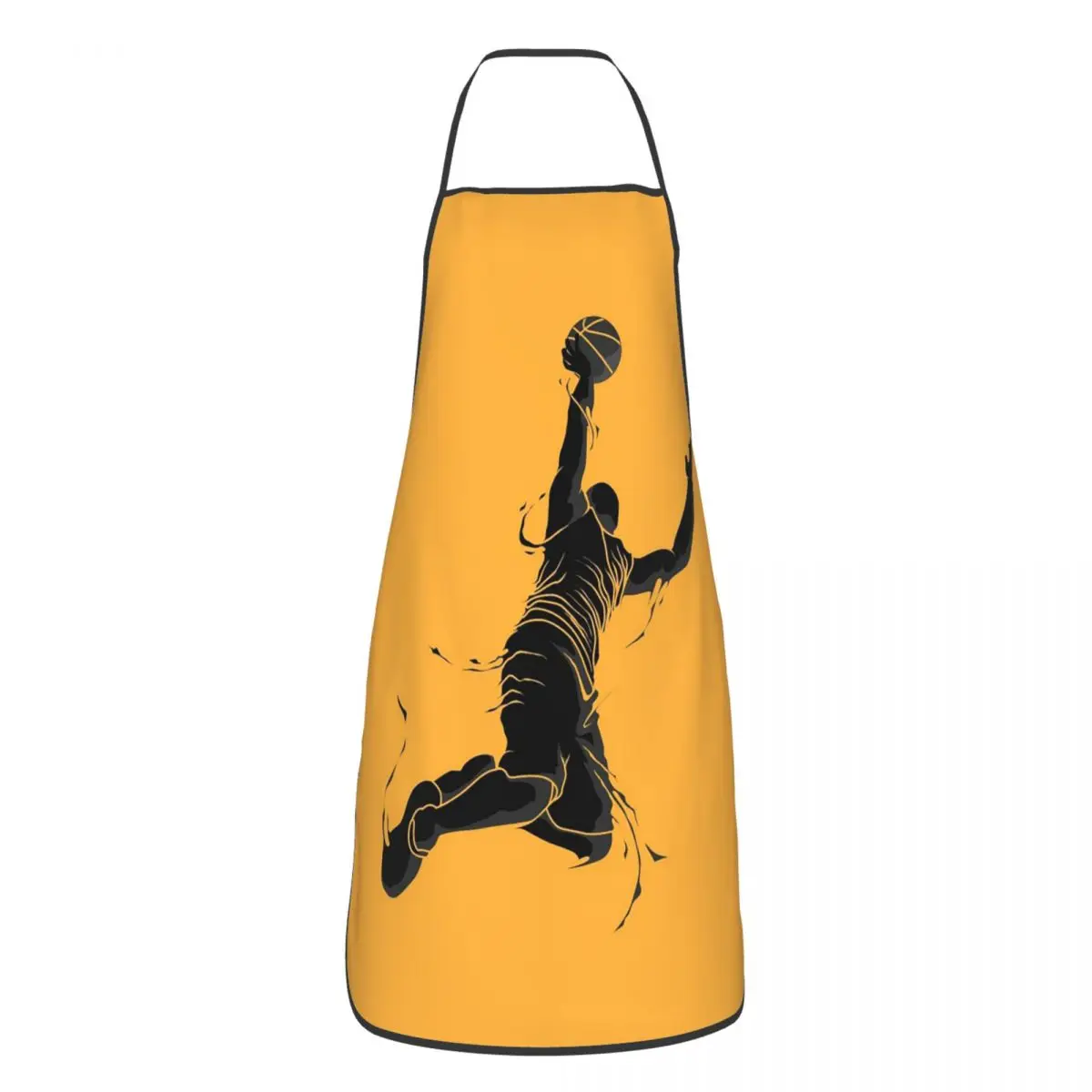 Baseball Football Printed Apron Chef Cooking Tablier Waterproof Bib Kitchen Cleaning Pinafore for Women Men Gardening
