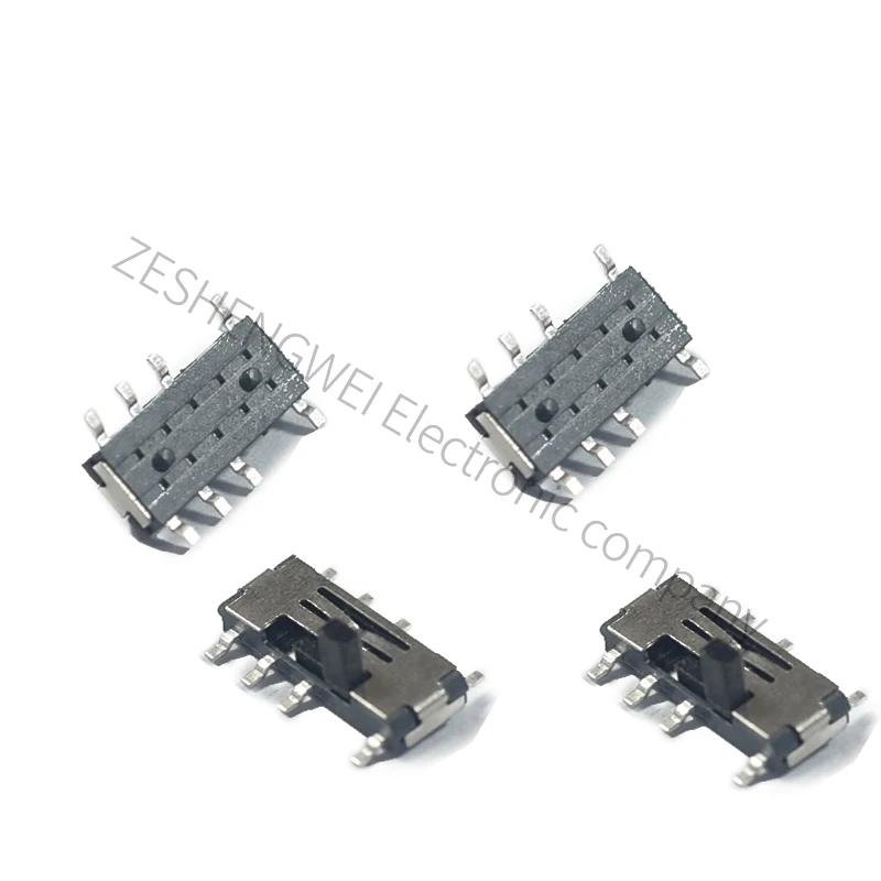 Imagem -03 - Smd 8pin 2p3t Dptt Toggle Switch Lado Slide Switches Punho 20 Peças Mss23c02 Mss23c02