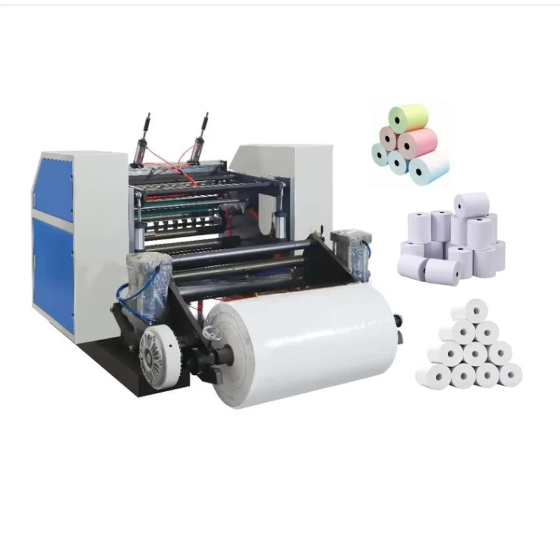 Custom Roll Thermal Paper Slitting And Rewinding Machine Multi-functionCash Register Paper Slitting Machine Precision Slitting