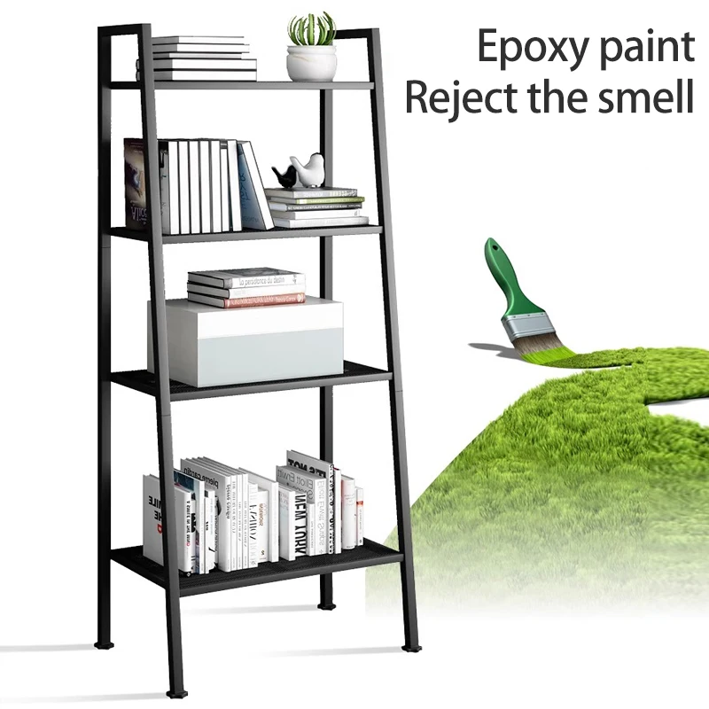 Multifunction Iron Shelf Bookcase for Room Kitchen Balcony Shelf Storage Organizer