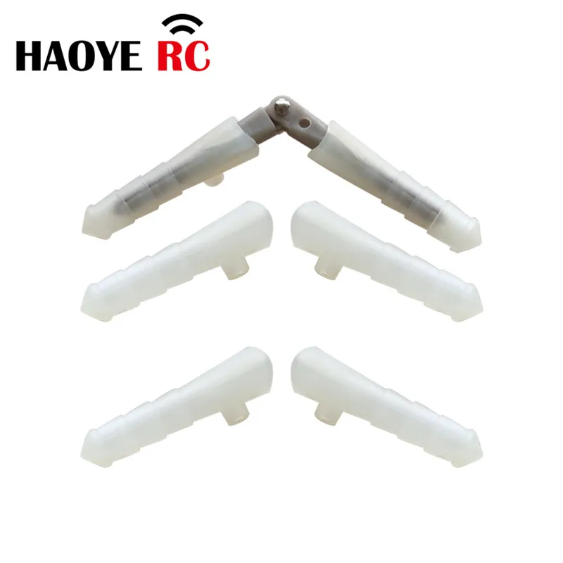 Haoye 10 Pairs Plastic Hinge Point Pockets For RC Aircraft Model Accessories For RC Aircraft Model Accessories Replacement