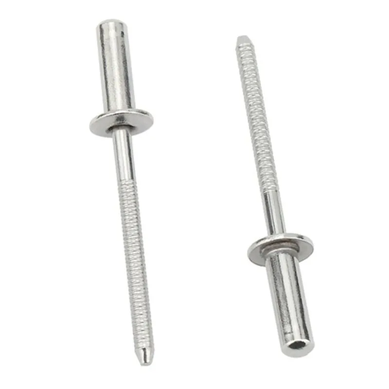 

304 Stainless Steel Fastener Closed Round Head Waterproof Rivets Anti Corrosion Oxidation Blind Pull Rivet Riveting M6.4