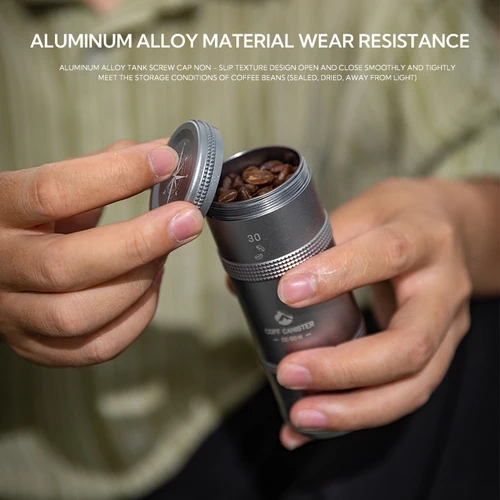 뚜껑이 있는 밀폐 용기, 커피 캔 콩 용기, 스테인레스 스틸 용기, 밀가루