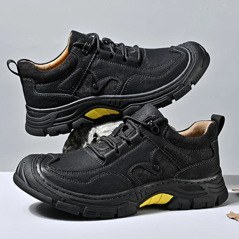 2025 HotOutdoor Shoes Men Mountain Shoes Comfortable Hiking Shoes for Mens Anti Slip Trekking Shoe