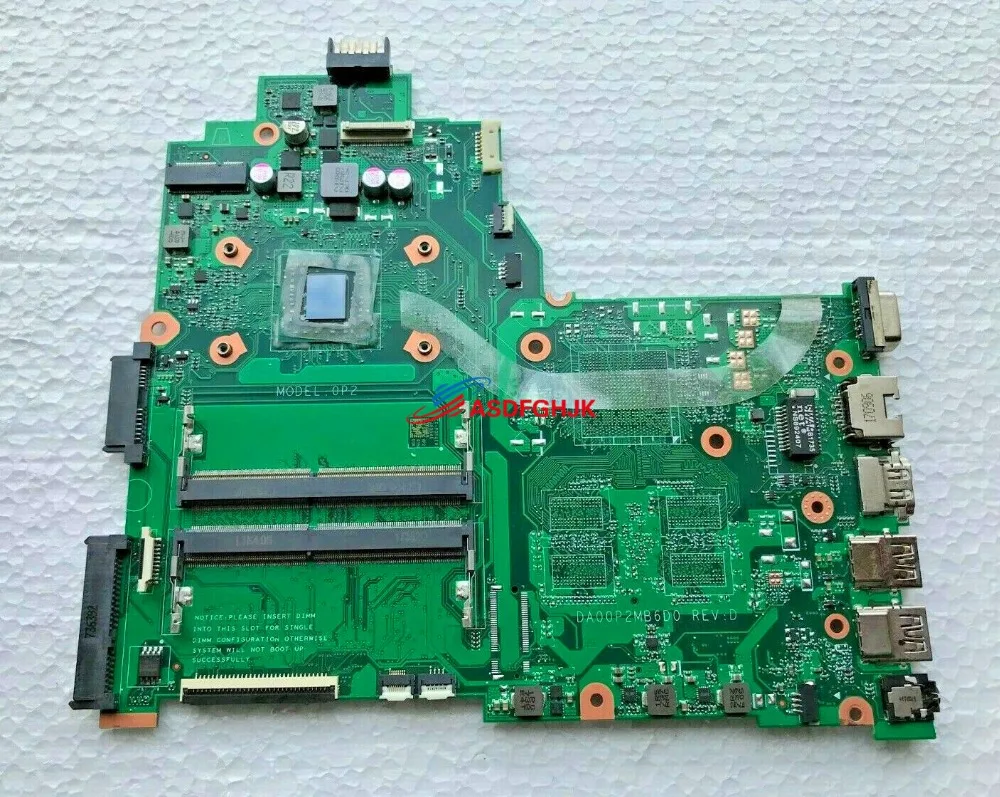 

Original FOR HP 14-BW Motherboard A4-9120 + Radeon R3 GPU DDR4 DA00P2MB6D0 100% Works Perfectly