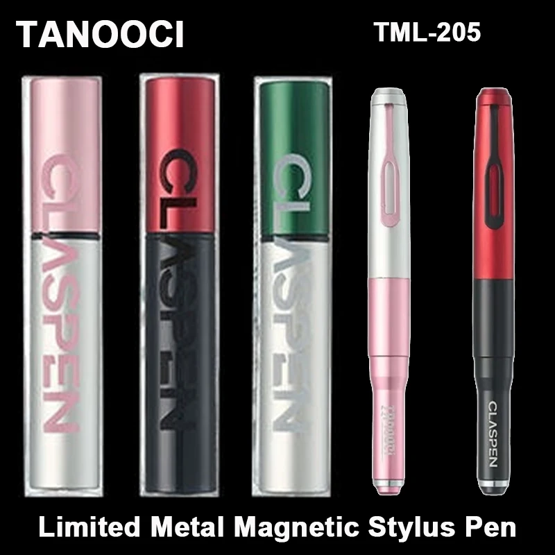 

TANOOCI TML205 Magnetic Stylus Ballpoint Pens 0.5 Limited Metal Smooth Skip-free Rollerball Pen Portable Exquisite Gift Supplies