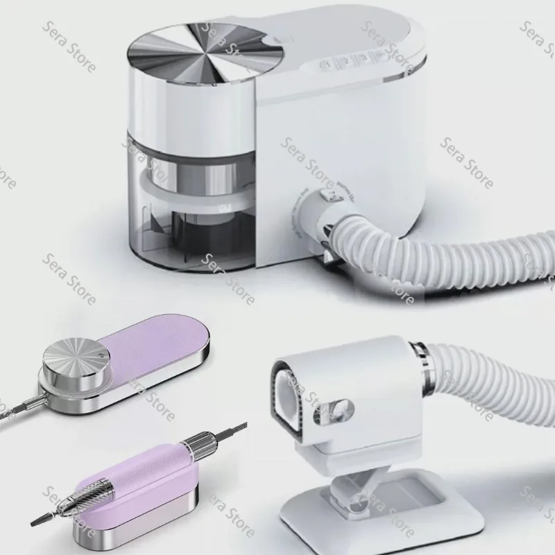 New Nail Art Vacuum Cleaner Brushless Turbo Silent Large Suction Polishing Nail Art Tool