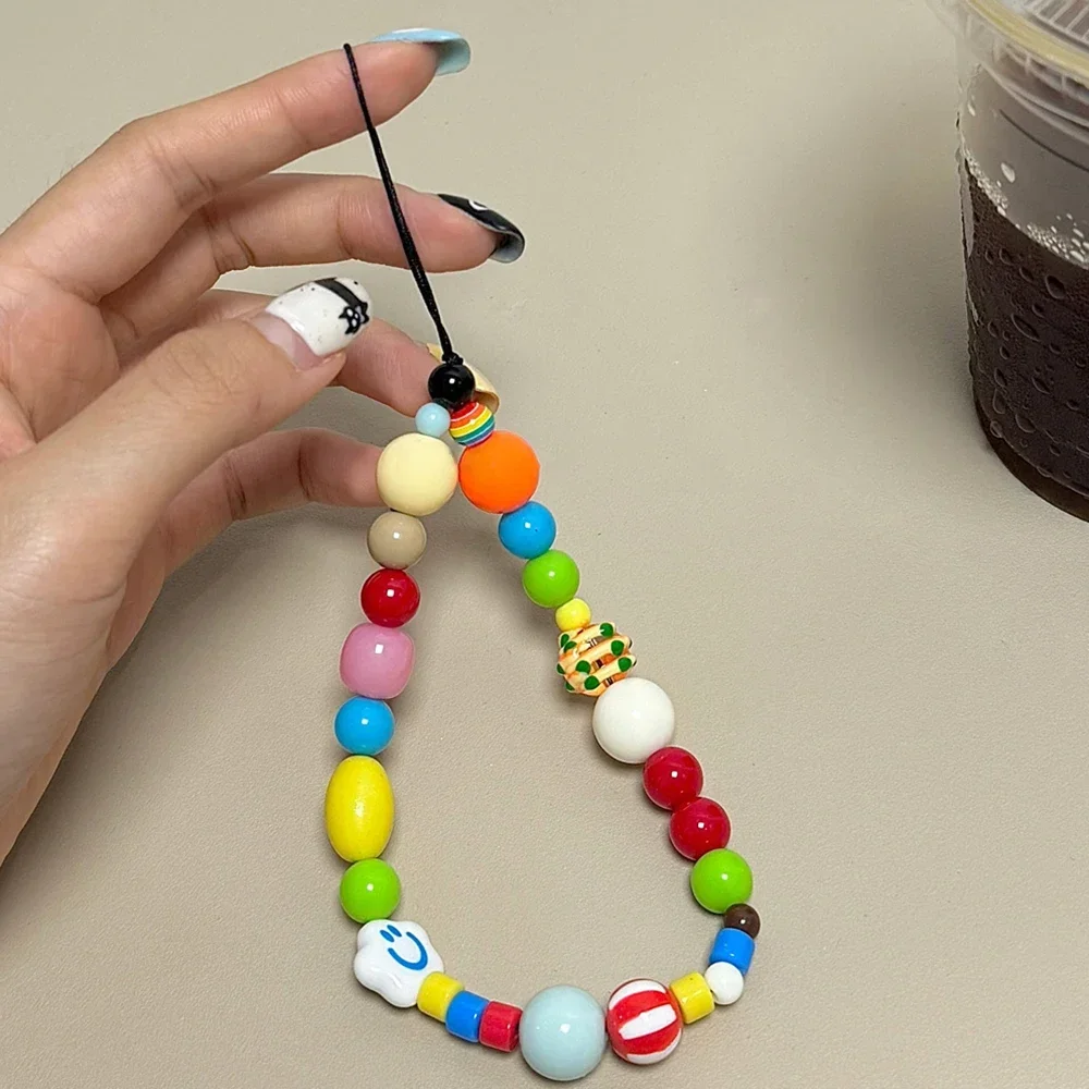 

Ювелирные изделия, цветное облако, рай, ремешок для телефона, цепочка с подвеской, ремешок для камеры, аксессуары для девочек, браслет-ключ, подвесная веревка, шнур, подарок