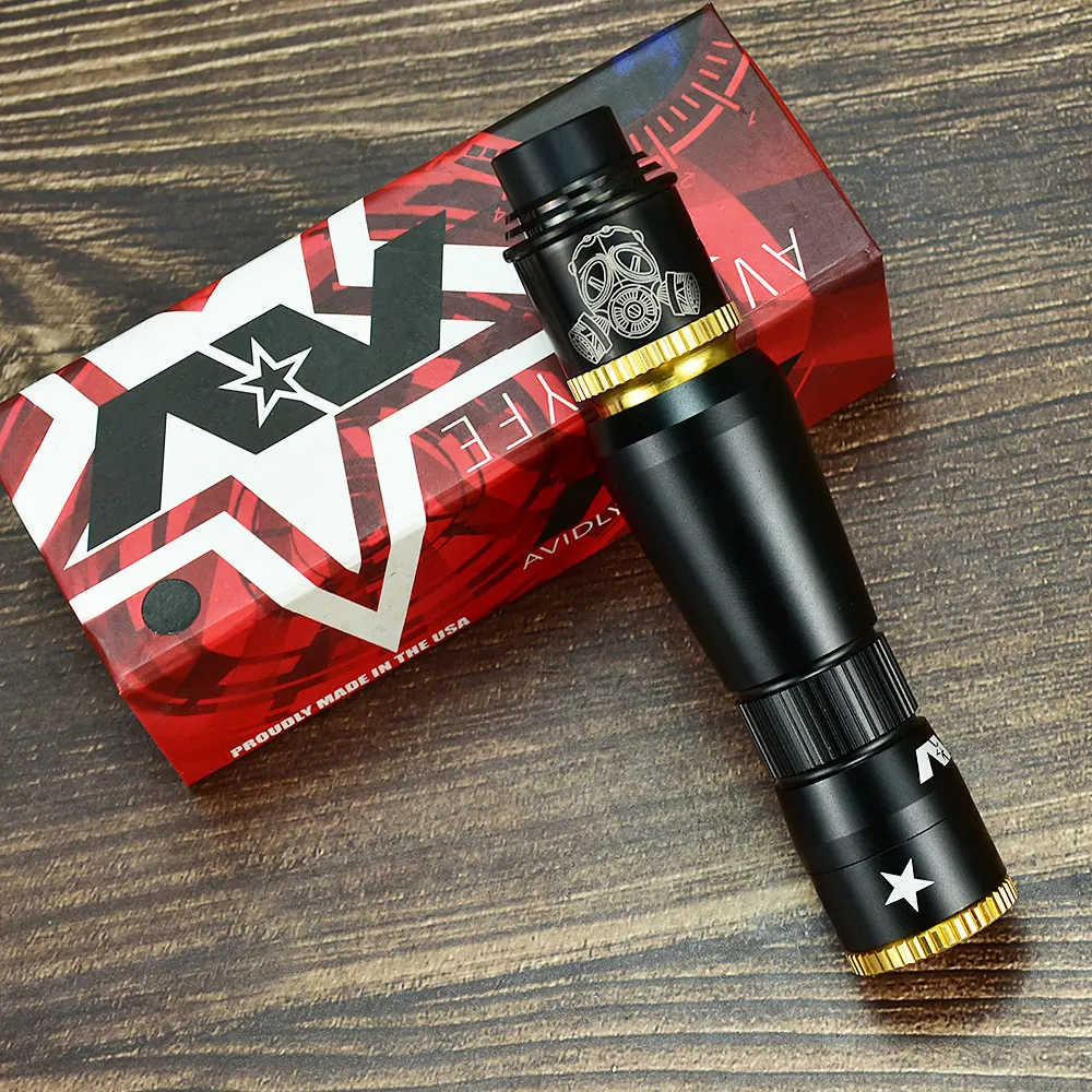 avid lyfe mod الميكانيكية وزارة الدفاع الألومنيوم والنحاس نهاية العالم GEN 2 RDA 24mm mech mod fit 18650 بطارية vape mod