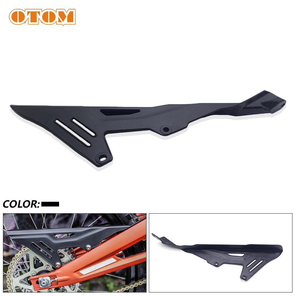 

OTOM Electric Motorcycle Chain Guard Shield Cover Black Plastic Sprocket Shell Wheel Fender Mudguards For SURRON Light Bee Refit