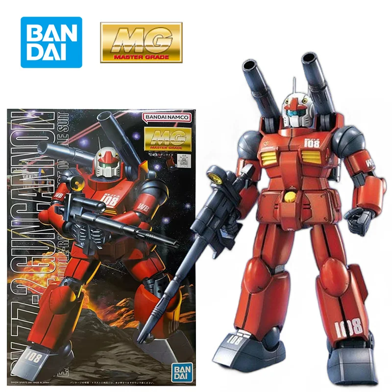 

Bandai Namco MG 1/100 RX-77-2 Guncannon 20Cm Gundam Anime Original Action Figure Model Kit Assemble Toy Birthday Gift Collection