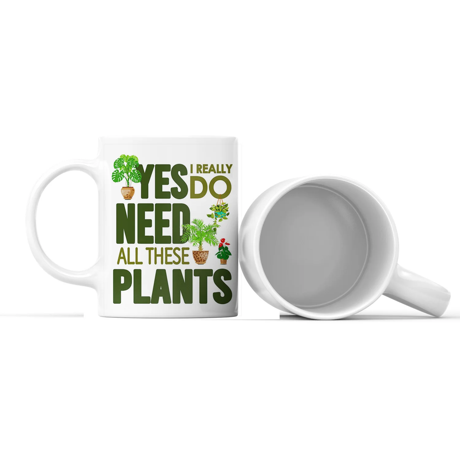 New Yes I Really Do Need All These Plants Creative Ceramic Mugs