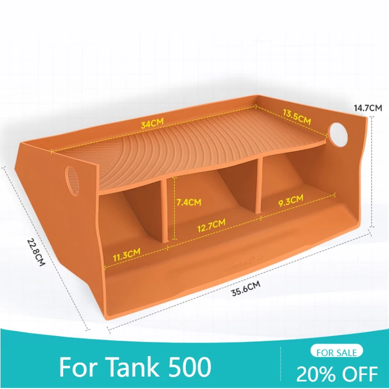 

Автомобильный силиконовый передний пассажирский ящик для хранения, перегородка для перчаток, ящик для хранения для Great Wall GWM Tank 500 2022-2025