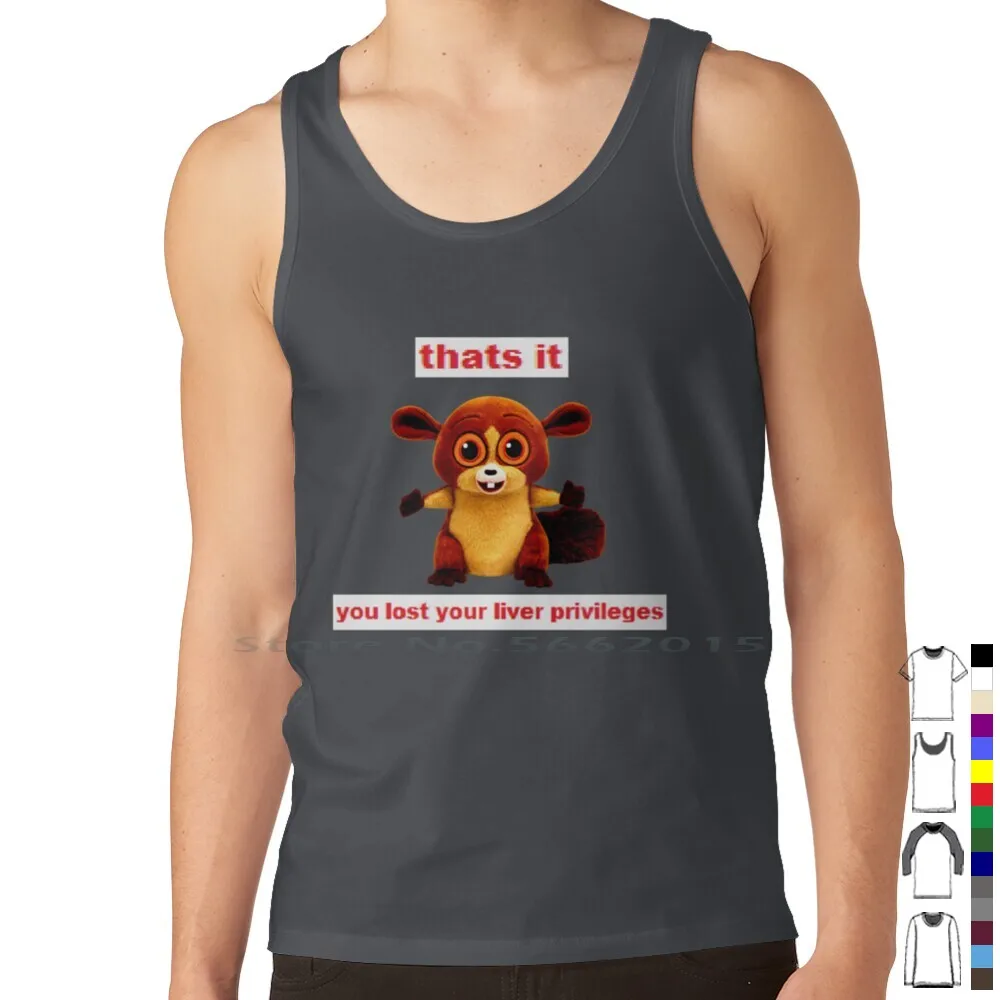 Mort Tank Top Pure Cotton Vest Melman Mort Cursed Memes Cursed Image Backrooms Reddit Madagascar Weirdcore Memes Secret Santa