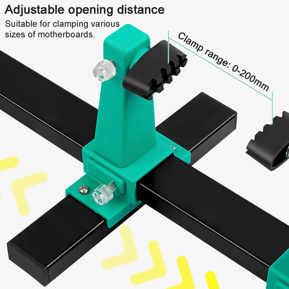 회로 기판 납땜 수리 분해 고정장치, 조정 가능한 메인보드 브래킷, 360 ° 회전 메인보드 클램프 납땜 i