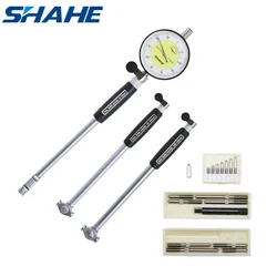 SHAHE 0.01mm Dial Bore Gauge Indicator Inner Diameter Bore Gauge Set 18-50/50-100/100-160mm Hole Cylinder Measurement Gage