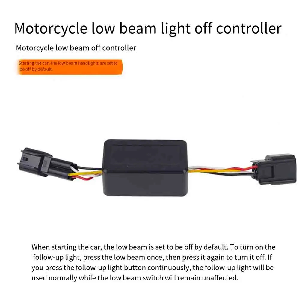 For VOGE CU525 CU 525 low beam off controller headlight control module low beam switch