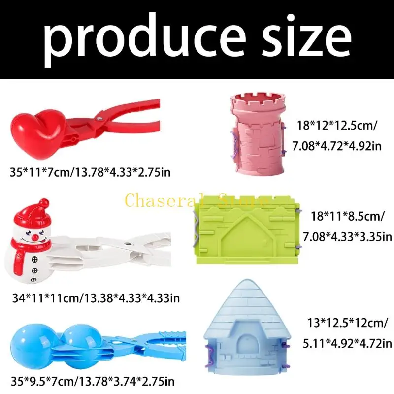 E7CE 漫画雪ボール作成ツール雪砂遊びツール冬の屋外ビーチボールメーカー子供のための屋外アクティビティ楽しいゲーム