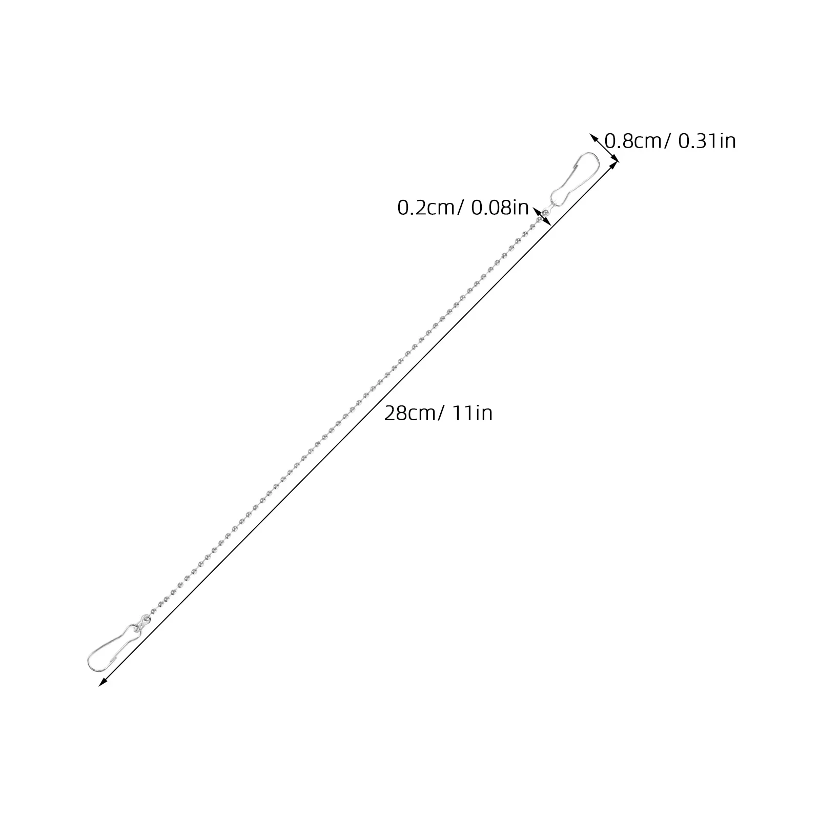 24 قطعة سلاسل معلقة مع السنانير سلسلة تحمل قوية لنباتات الحديقة أواني الزهور مغذيات الطيور الرياح الدقات عيد الميلاد #2