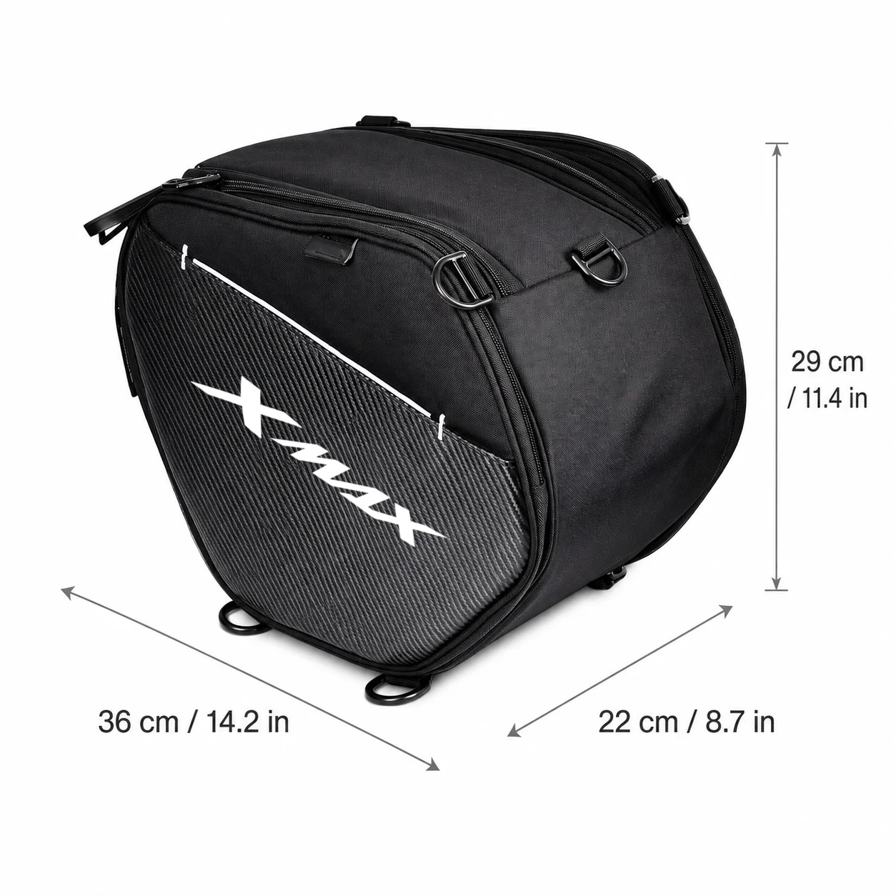 Motorcycle Tunnel Bag For Yamaha XMAX250 XMAX300 Scooter Seat Storage Bag Waterproof Under Seat Organizer Accessories