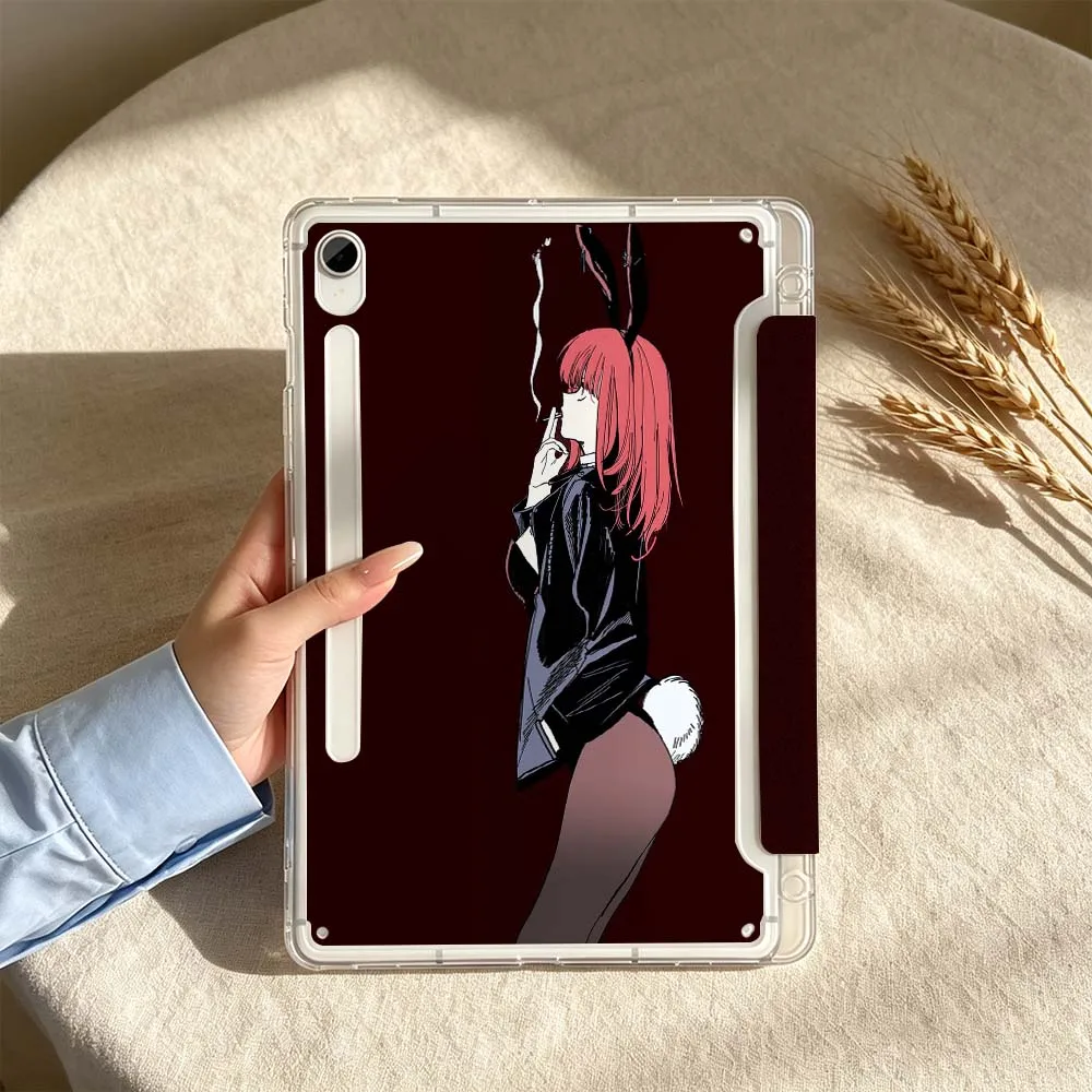 Anime Bunny Girl Soft For Samsung Galaxy Tab S6 S7 S8 S9 S10 A8 A9 A11 Lite FE Plus 3Y Tablet Case