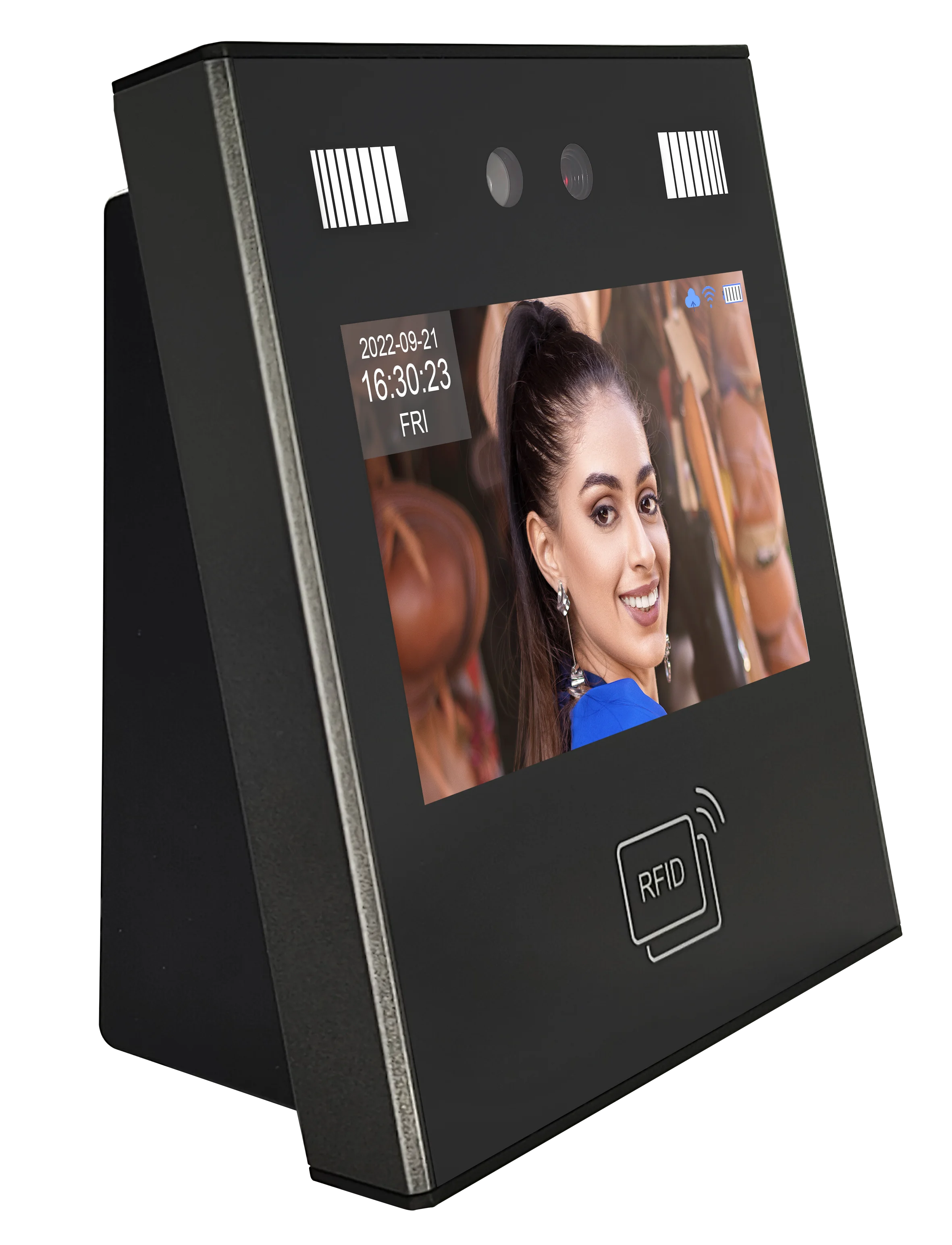 Mobile App Notify Students Management Biometric AI Face Time Attendance System Access Control Machine With TCPIP WiFi
