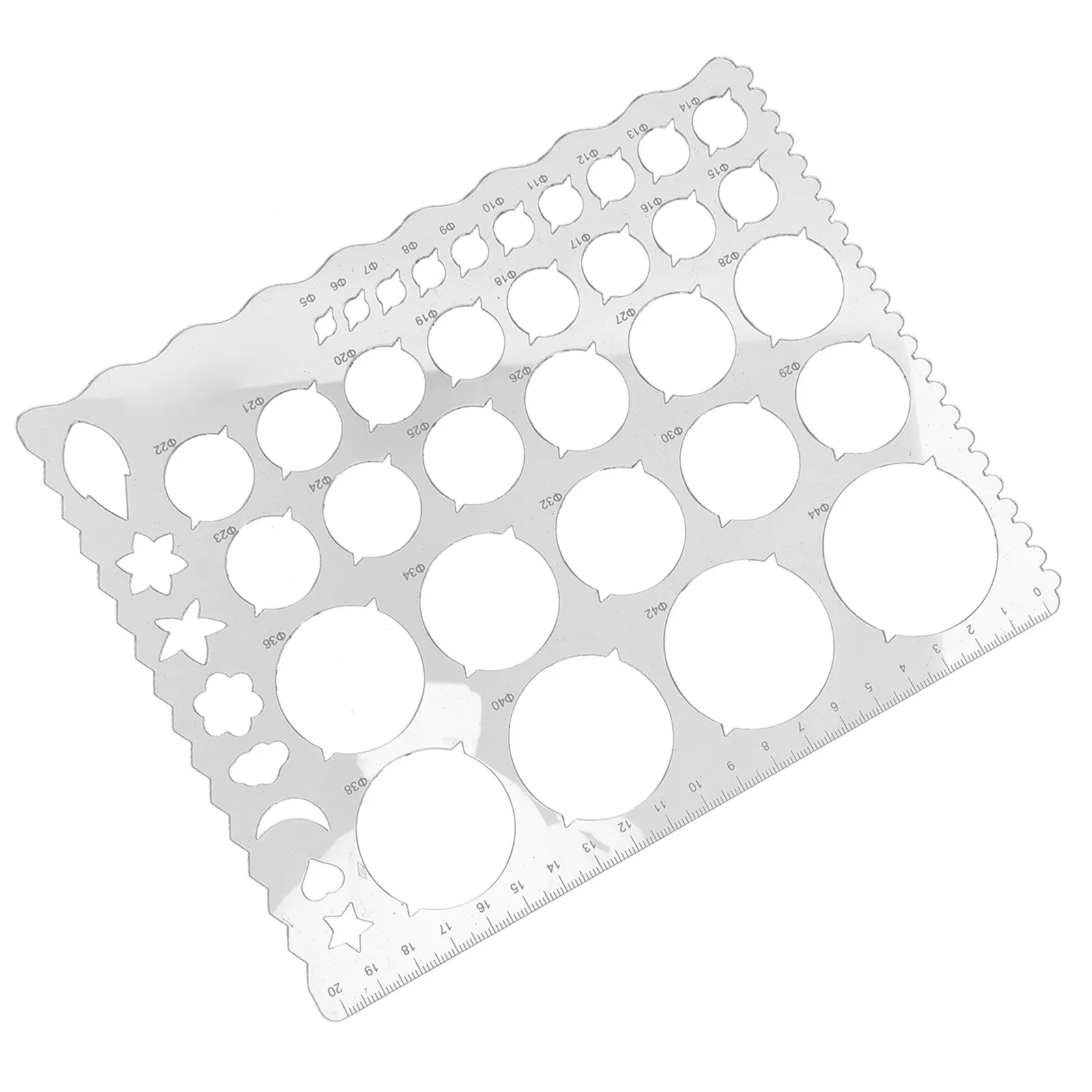 Plastic Quilling Ruler Circle Drawing Stencil For Paper Crafts Christmas Card Making Template Circles