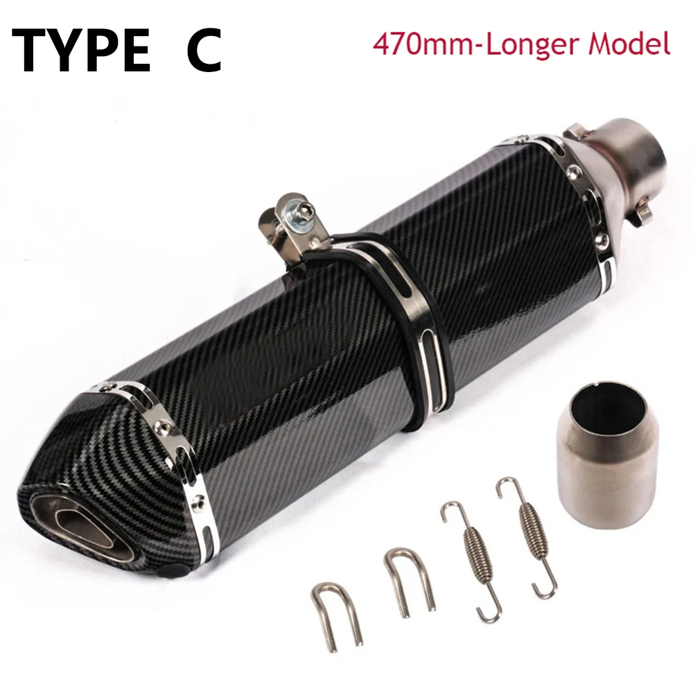 Hochwertiger Universeller 51mm Performance-Auspuff für Motorräder, Schalldämpfer zum Fabrikpreis, 310mm 370mm 470mm 570mm – Detail 9