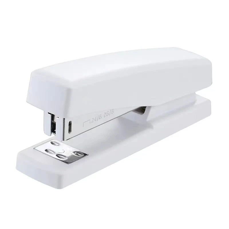 Desktop labor-saving stapler, office desktop stapler, easy to load, ergonomic for office desks, can deliver 1000 staples