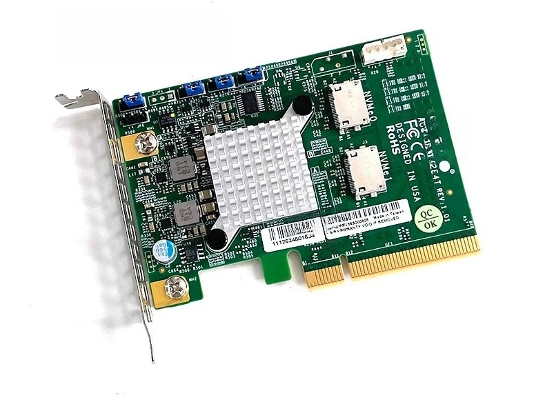 

AOC-SLG3-2E4T P C IE NV M e u.2 Adapter Card OCuLink SFF-8611 Expansion Card