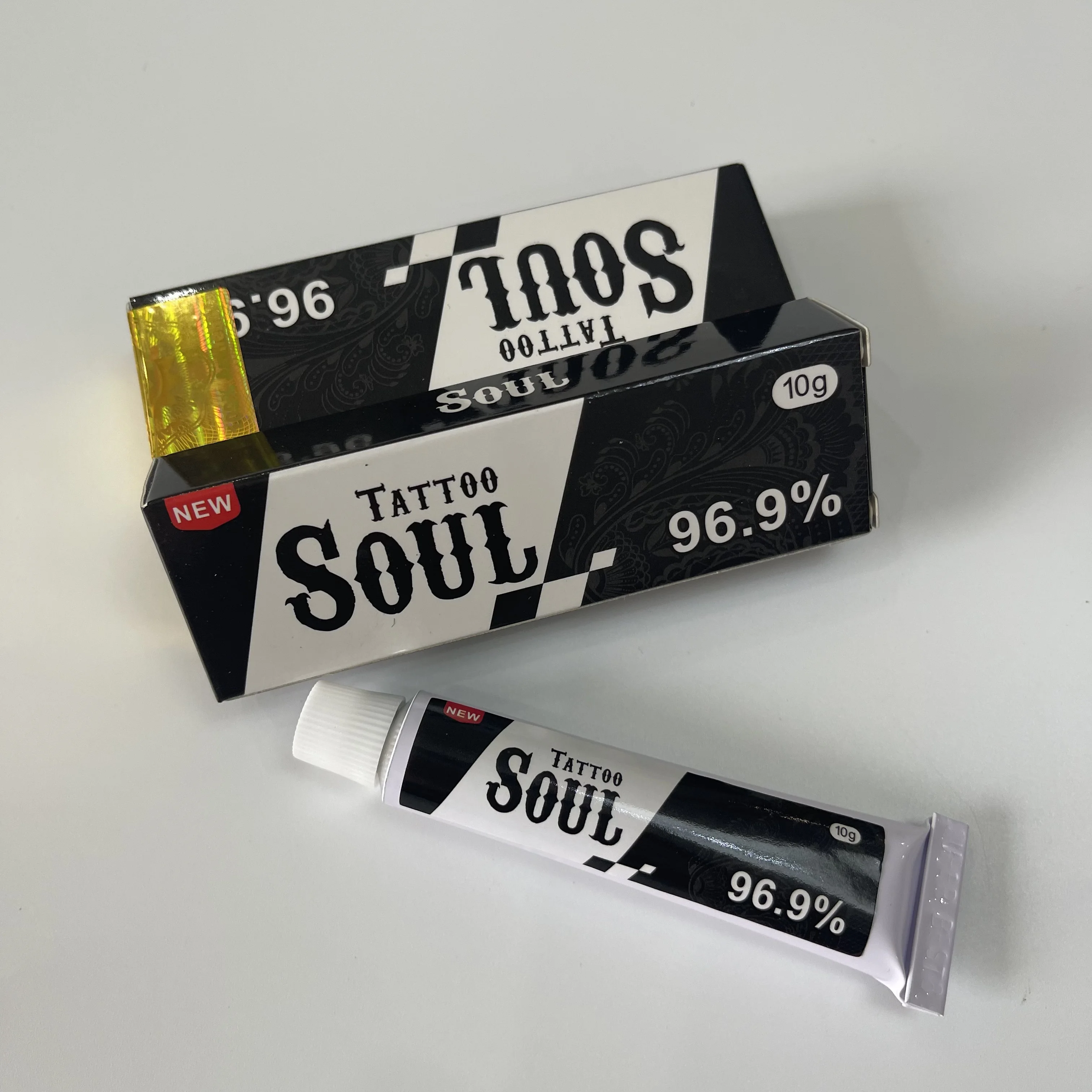 Genuine 96.9% Black SOUL Before Tattoo Cream for Permanent Makeup Body Microblading Eyebrow Lips 10g