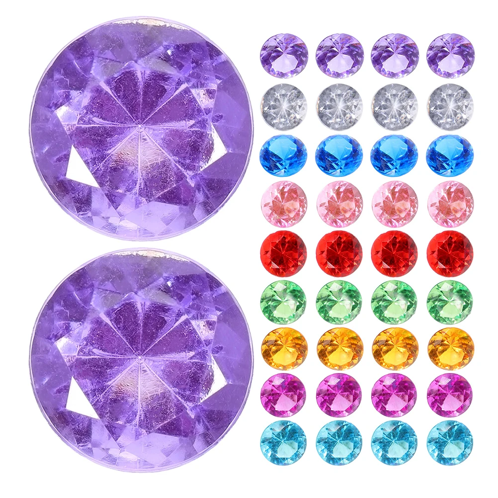 

150pcs Acrylic Diamonds Vase Fillers Fake Jewels Craft Rhinestones DIY Decorative Bride Flower Table Scatter Wedding Party