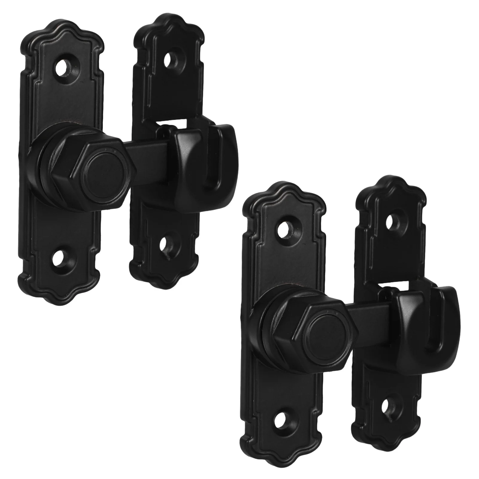 

2pcs Indoor Door Lock Aluminum Alloy Bolt Latch Quiet Heavy Duty For Bathroom Bedroom Hotel Sliding Closet Barn Cabinet