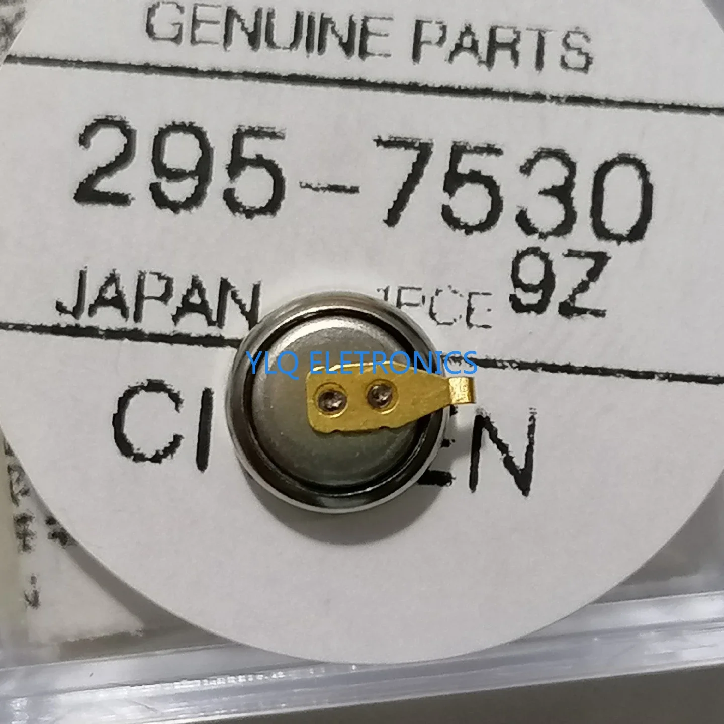 CTL621F 295 7530 CTL621 295-753 Kinetic Watch Rechargeable Battery 295-7530 For Citizen Watch capacitor H010 H018 H030-H380