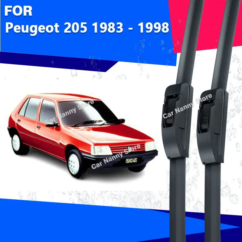 

Щетки лобового стекла для Peugeot 205 1983-1998 годов, автомобильные дворники, резиновая полоса, мягкая резина, 1997 1996 1995 1994