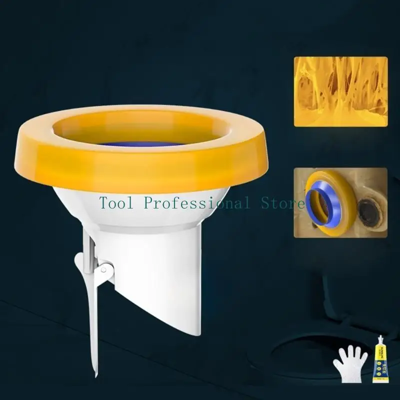 57QF Effective Replacement Convenient Pipe Seal Leak Proof Bathroom Toliet Sealing