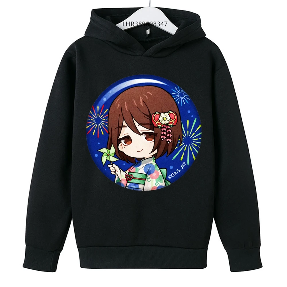 

Spell Return Battle Autumn Winter Children Hoodie Age 3-12 Girls Tops Leisure Anime print Clothing Sweatshirr Toddler Coat