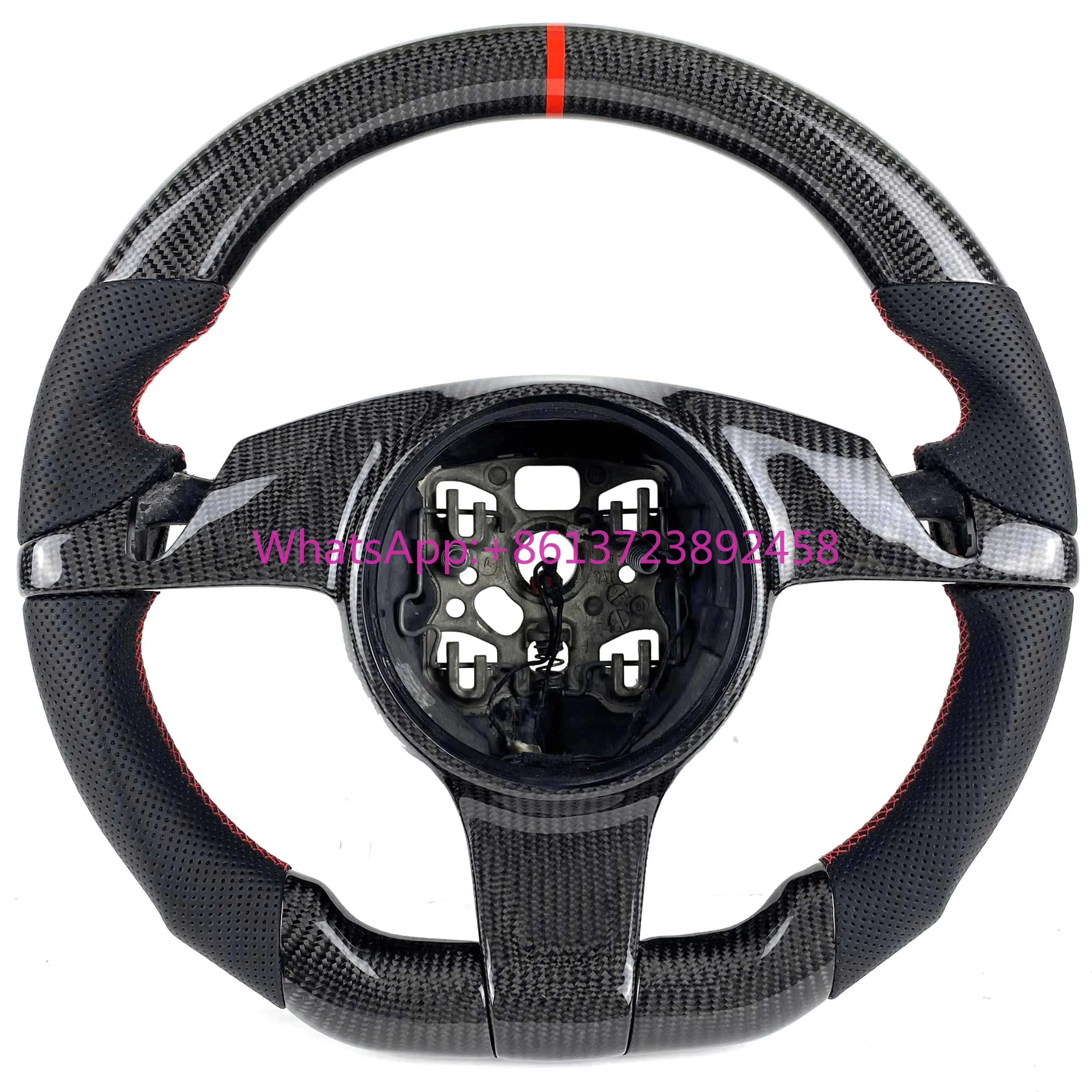 

Hot Selling Custom Carbon Fiber Steering Wheel for Porsche Cayenne 92A 9YA 9PA, Panamera 970 971 Macan95B