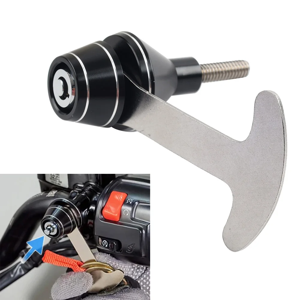 Motorrad Anti-Diebstahl Lenker Helm Schloss CNC Aluminium Zubehör für Indianer