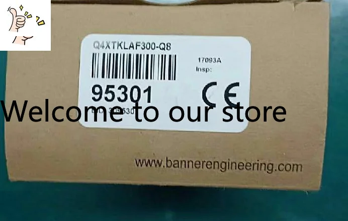 Q4XTKLAF300-Q8 Q4XTKLAF600-Q8 BANNER Laser Sensor, New Original