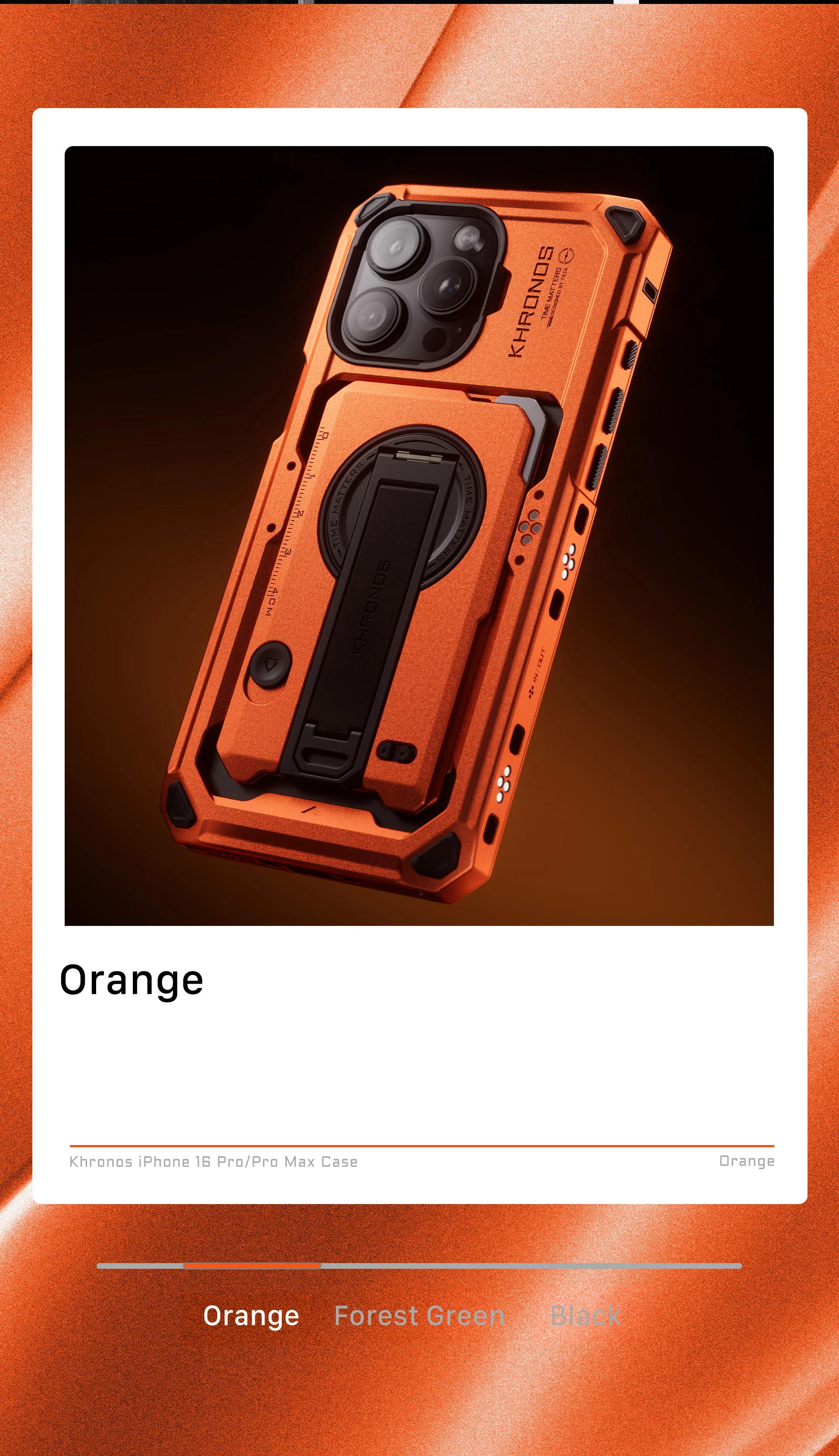 TILTA Khronos Cage Kit für iPhone 16 Pro/Pro Max mit Magnetkartenhalterung – Detail 4