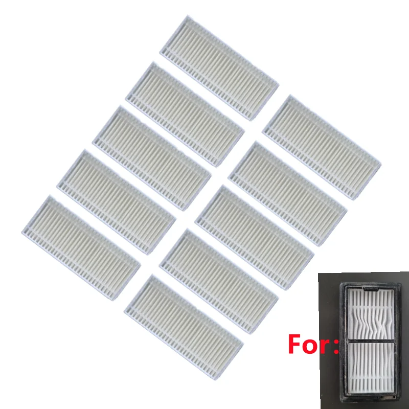 10 pieces Filters CYCLONE TANK HEPA Filter For Cecotec Conga 7090 6090 5090 5490 Robot Vacuum Cleaner Accessories