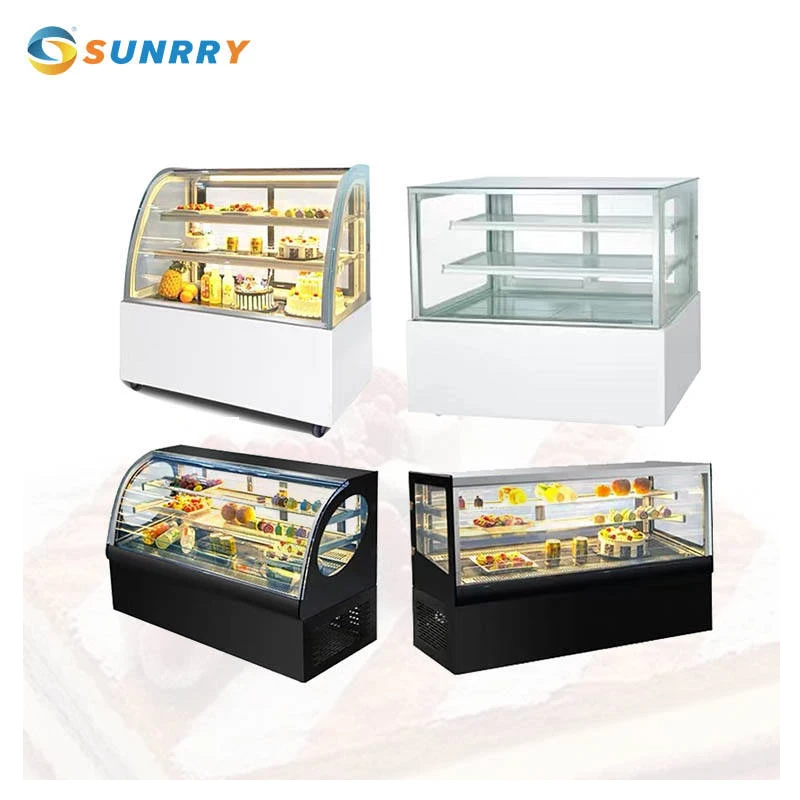 1.2M commercial pastry display counter cake display refrigerator 1.5M bakery display cabinet cake display cabinet