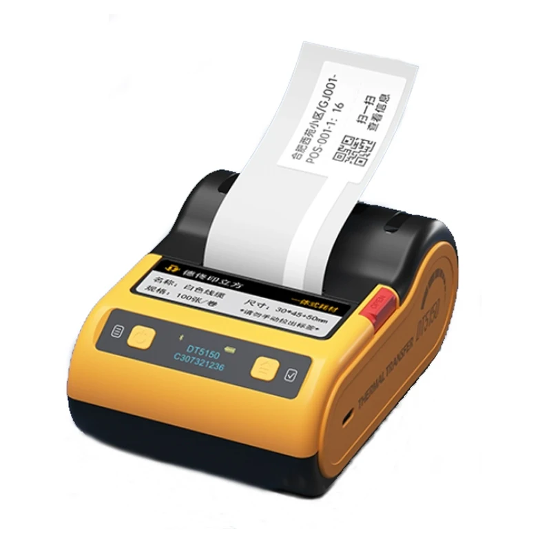 

Новейший популярный портативный термотрансферный принтер для этикеток со штрих-кодом, прямой термопринтер, 300 точек на дюйм, промышленный принтер для экспресс-принтера F bA