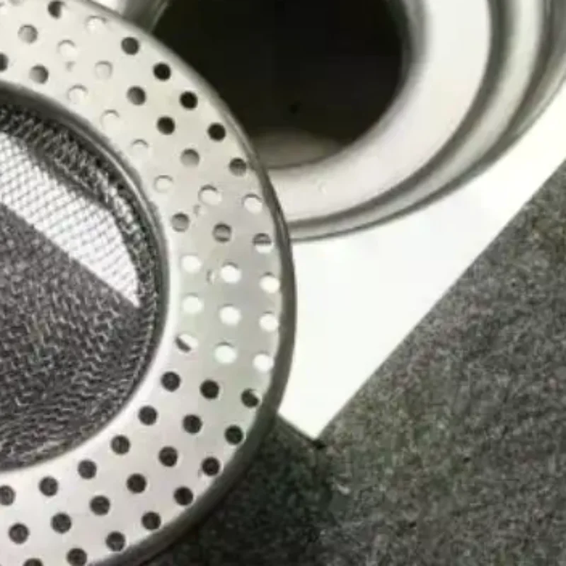 Stainless Steel Floor Drains Kitchen Food Slag Bathroom Mesh Sink Filter Strainer Hair Catcher Stopper Home Metal Drain Plugs
