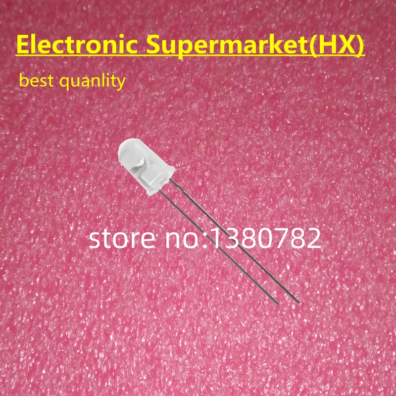 Free shipping 100pcs/lots IR333-A IR333C-A IR333 DIP-2 F5 Emission Diode 5mm Infrared Emission Tube IC In stock!