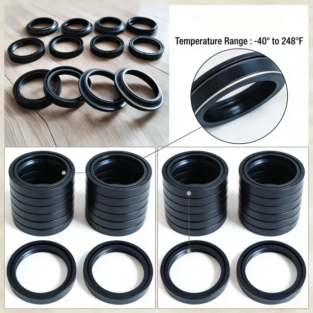 

2pc/4pc/8pc 41x53x10.5 41*53 Front Shock Fork Damper Oil Seal 41 53 Dust Cover For Triumph Bonneville 1200 Bobber Black ABS 2018