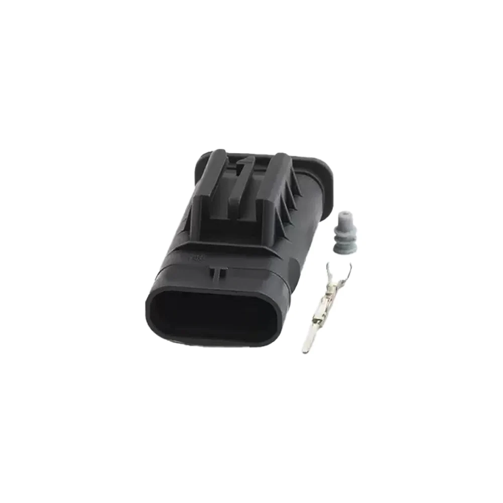 5 Sets Reverse Radar Sensor Plug DJ7042-1.2-11/21 Compatible with 1-1564559-1/1-1718645-1 for Vehicle Radar System